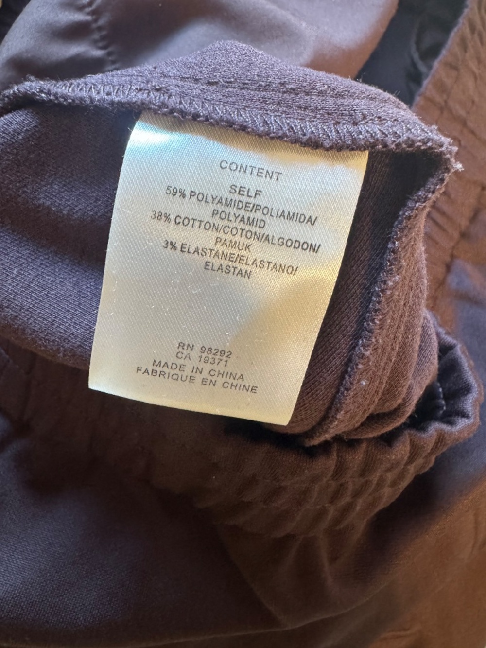 Tibi Active Knit Winslow Snap Hem Pants Brown Size L (Petite / Short) - Picture 6 of 6